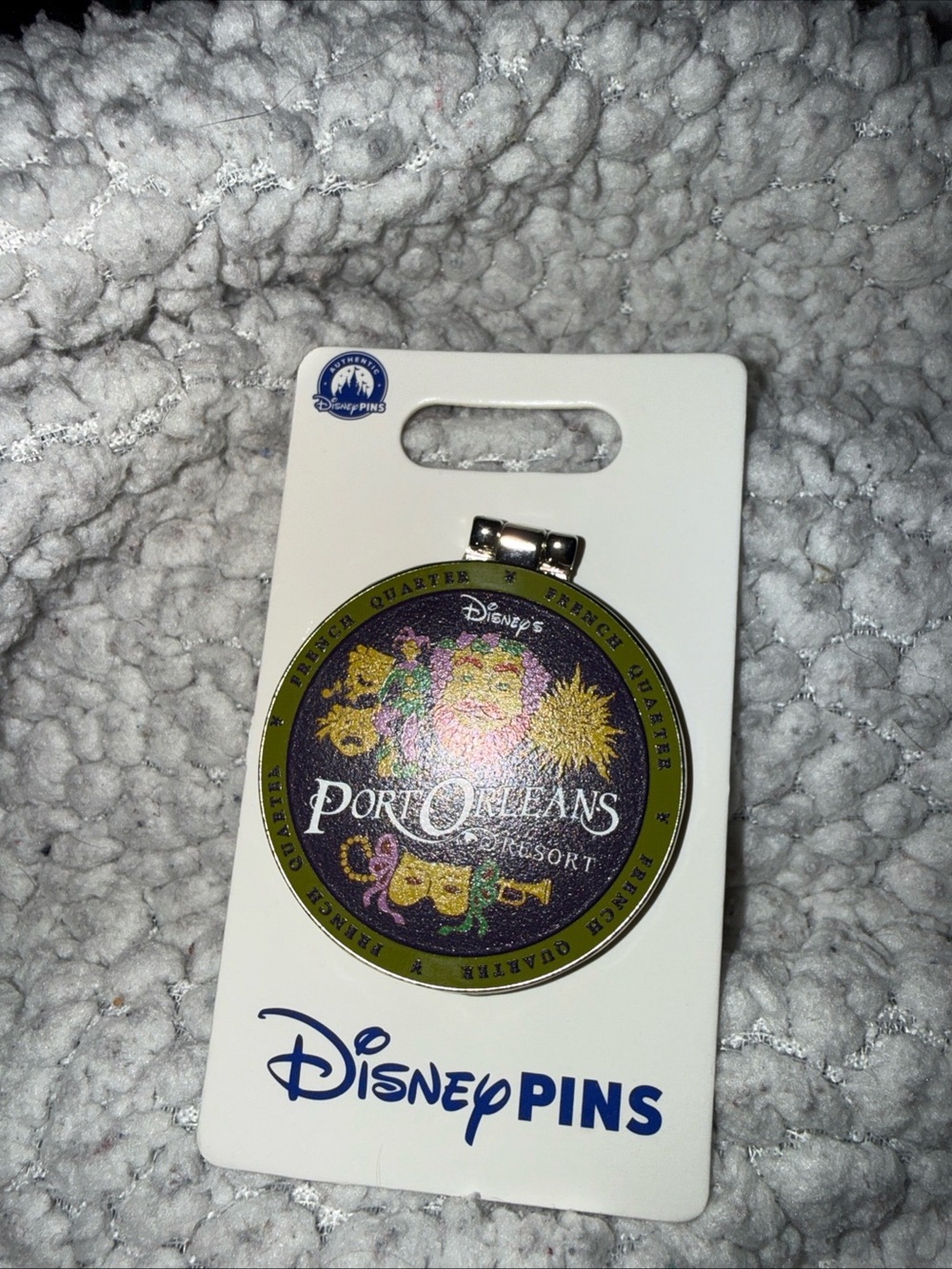 Authentic 2025 Disney Port Orleans Resort collectible Pin - Purple & Gold NWT